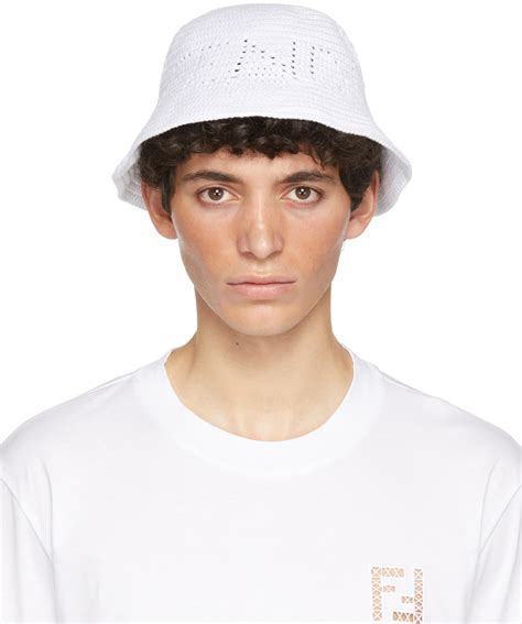 fendi bucket hat white|fendi bucket hat price.